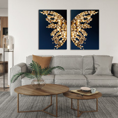 Amazon best-selling unframed wall art living room decoration painting entrance foyer hallway corridor wall murals sofa background wall hanging art