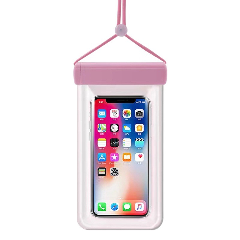 Mobile Phone Waterproof Bag Touchscreen Swimming Self-sealing Sealing Bag Seaside Diving Shooting Drifting Transparent Waterproof Mobile Phone Case