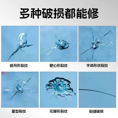 Car Windshield Bullseye – Qìchē Auto glass repair liquid