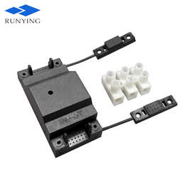 双压线接线盒三位端子接线盒黑色接线盒室内灯具接线盒卡式接线盒