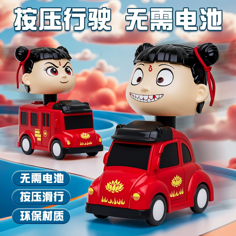 Новая модель Nohe нажимает на карту, не требует инерции батареи, чтобы нажать на голову, чтобы ходить детские автомобильные игрушки