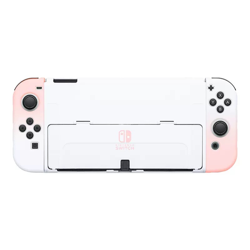 Adecuado para Nintendo switcholed funda protectora interruptor mango Shell gradiente piel sensación dura Shell NS funda protectora