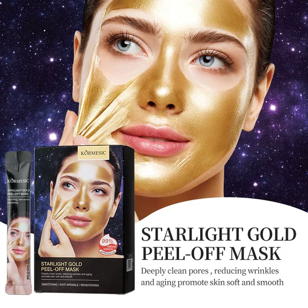 KORMESIC Xingyao Golden Stripping Mask Facial Mask Boxed Tear Cross-border Foreign Trade Factory Wholesale