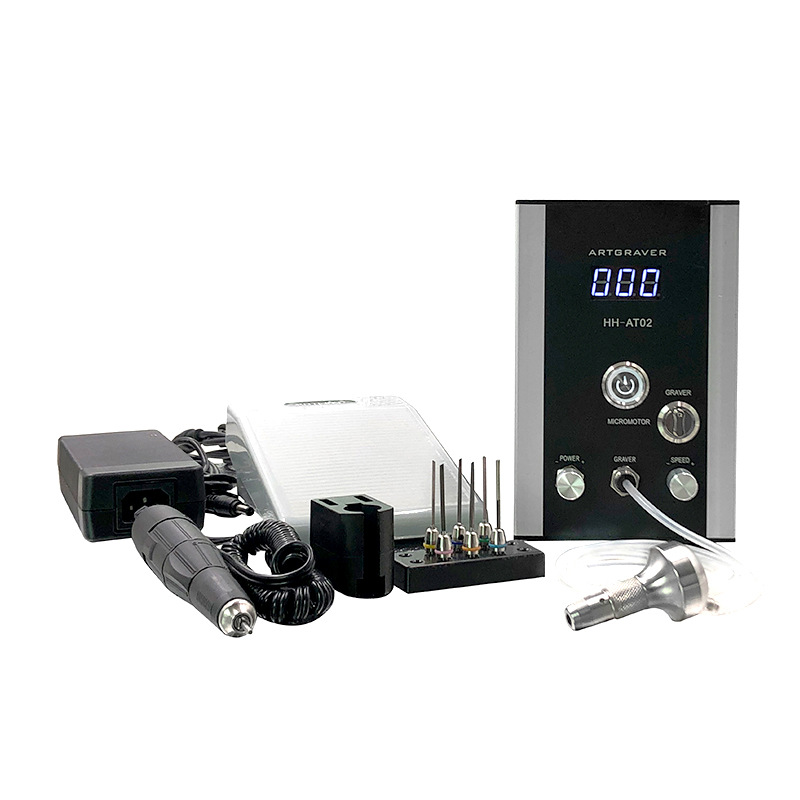 雕刻机首饰加工工具打金打银器材设备手动微镶机辘边机气动雕刻机