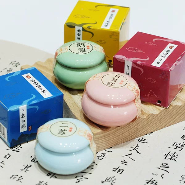 Old fan building two su old bureau porcelain vase antique solid balm goose pear account perfume light fragrance student female