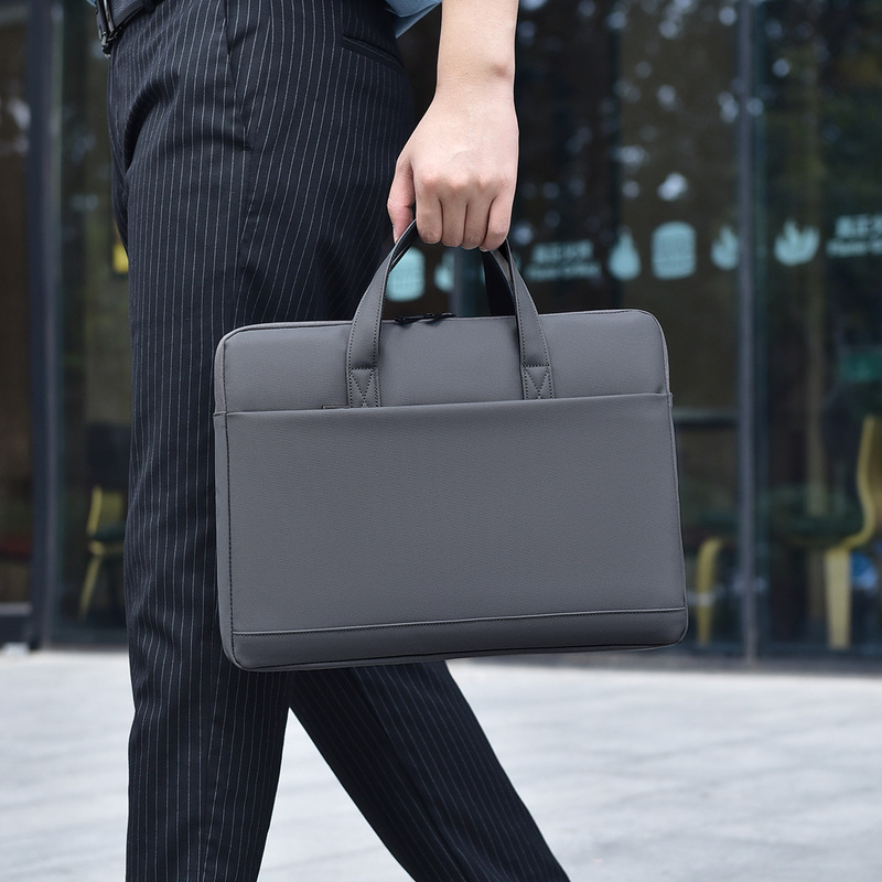 Thin laptop bag 15 inch waterproof handbag 14 inch computer protective case high sense shoulder bag men's bag Thin laptop bag 15 inch waterproof handbag 14 inch computer protective case high sense shoulder bag men's bag