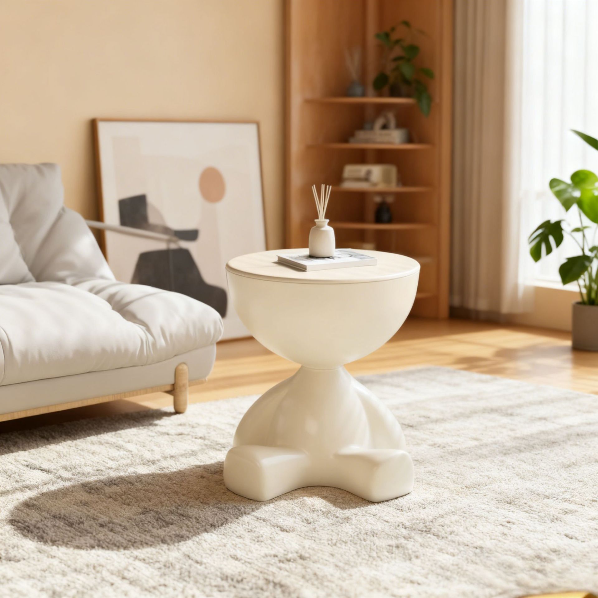 Bedside Table, Home Sofa Side Table, Storage Rack, Bedroom Balcony, Movable Mini Table, Small Apartment Coffee Table, Cross-Border