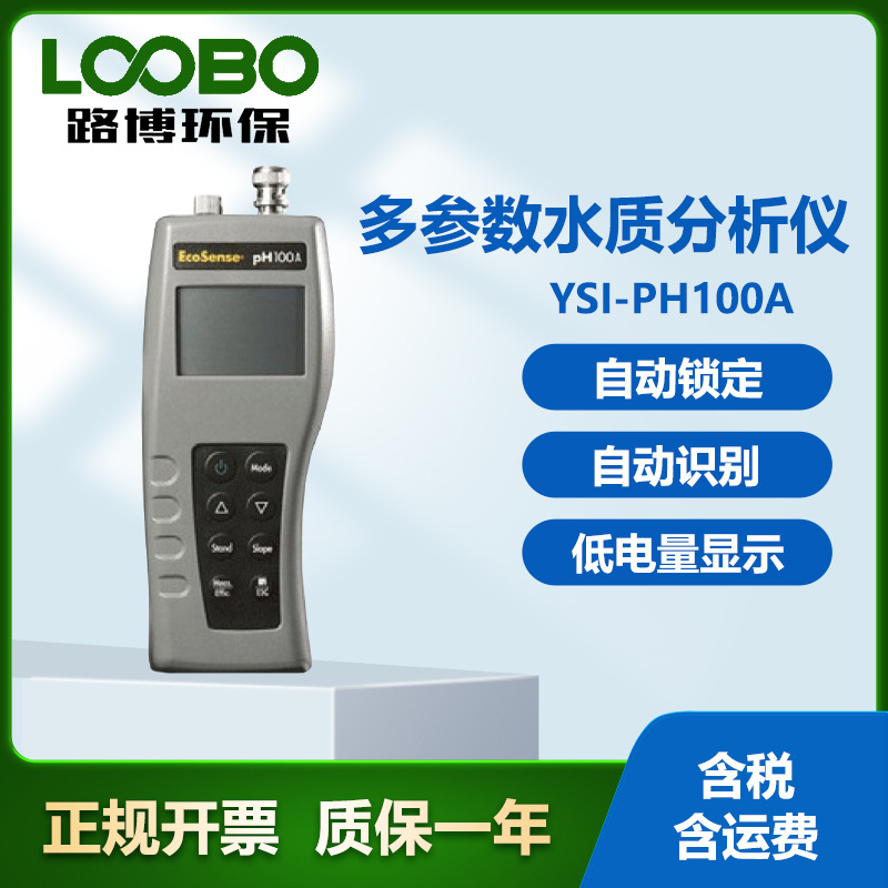 美国 YSI-PH100A多参数水质分析仪 人机界面友好 水质测量仪器
