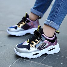 飞飘龙女童鞋子2023春秋新款女童运动鞋网布透气女小学生跑鞋软底