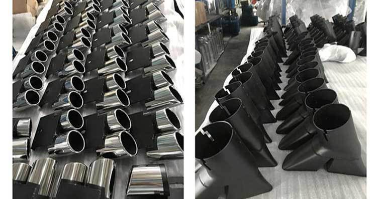 Suitable for Ford Ranger Stainless Steel Muffler Exhaust Pipe Tailpipe Tip Tail Throat Modification