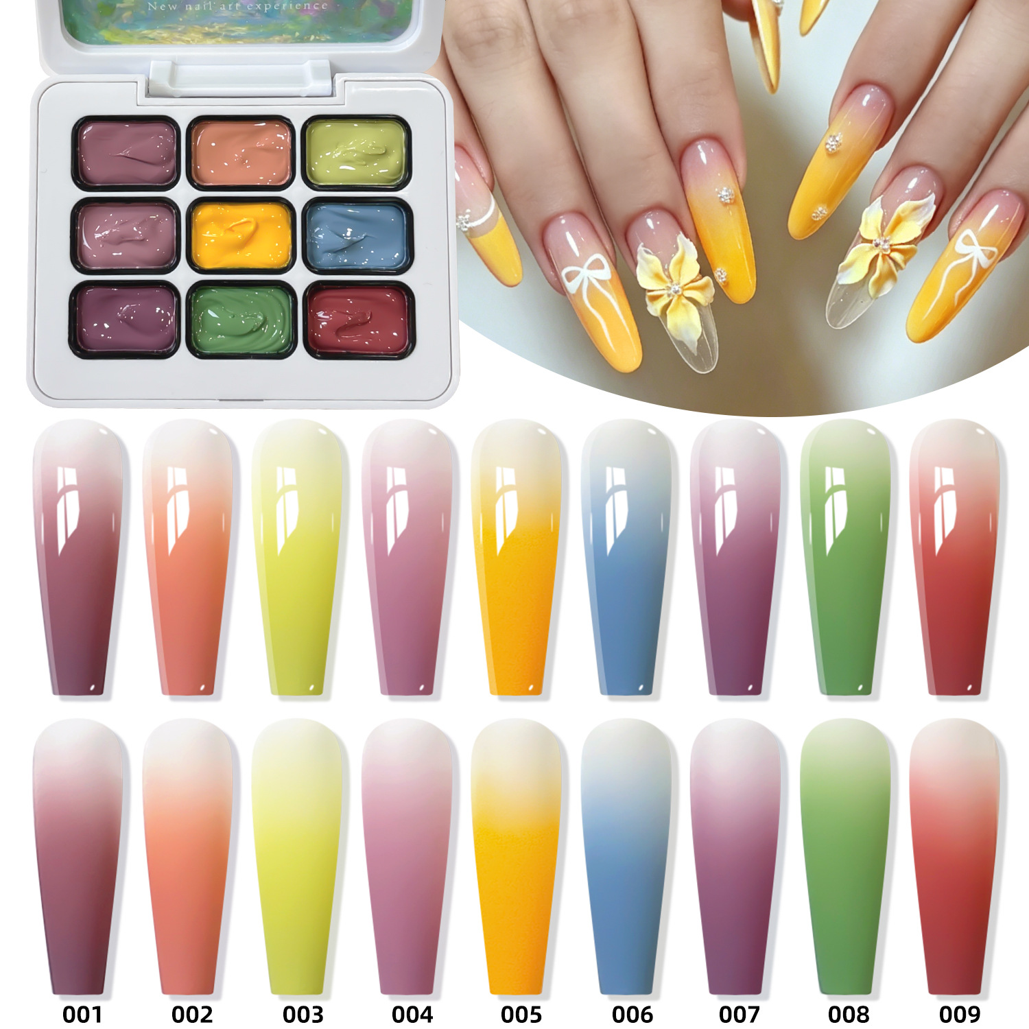 Esmalte de Uñas Gel para Difuminado con Efecto Gradiente para Salón de Uñas image 3