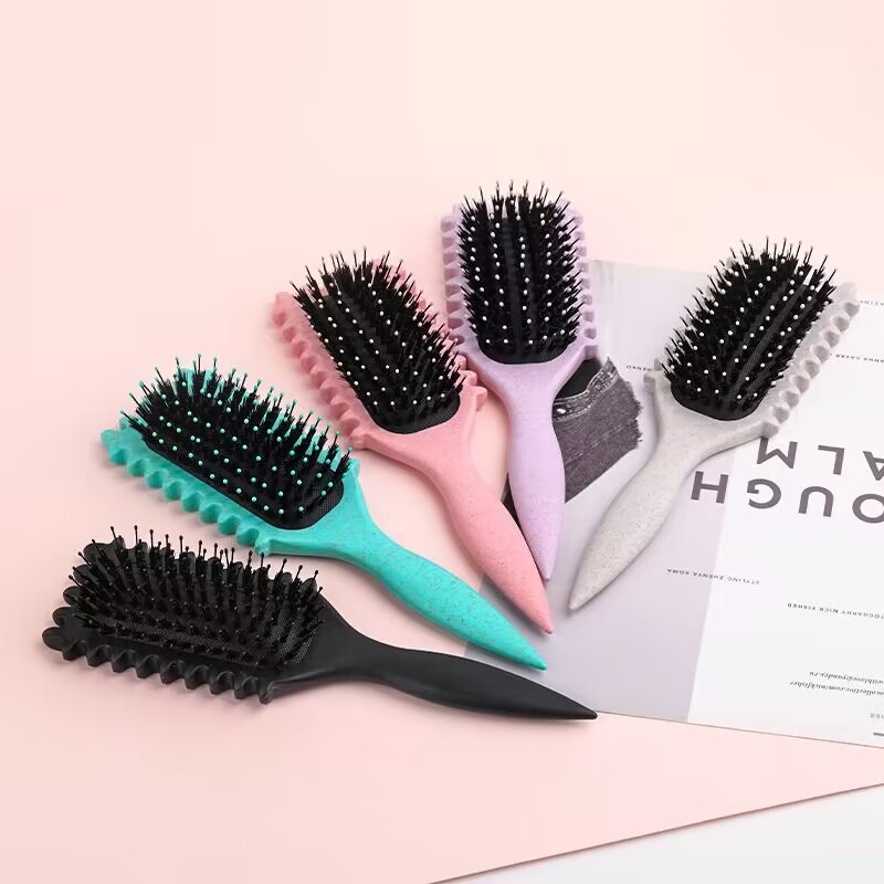  Wheat Straw Massage Bounce Comb Amazon Explosions Curl Comb Definition Style Comb