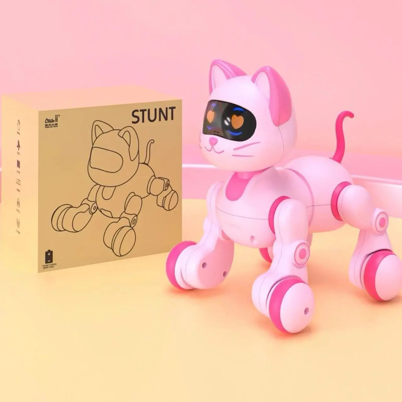 [Fabricante] Juguetes de robot gatos para niños regalos de cumpleaños para niñas regalos de mascotas para niñas