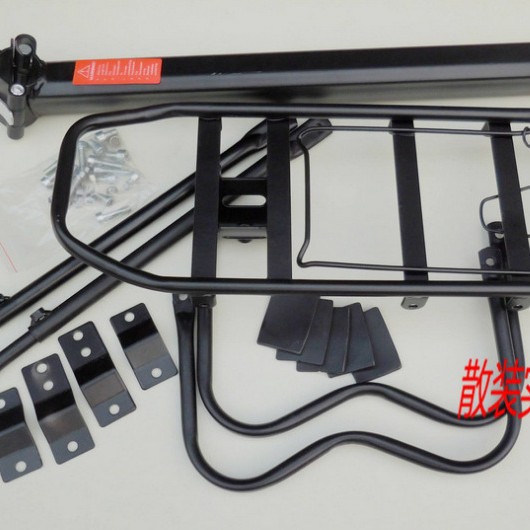 Estante de bicicleta percha estante de aleación de aluminio asiento de bicicleta de montaña scooter asiento trasero bicicleta de montaña estante trasero percha