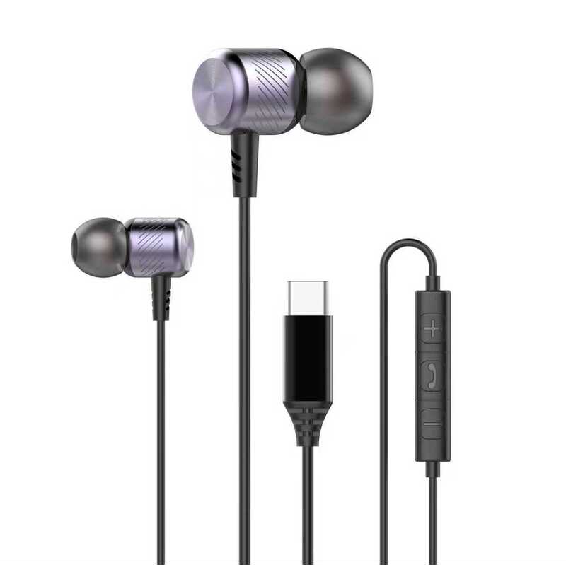 Type-c音楽有線イヤホン多機種互換高音質イヤホン携帯電話k歌耳麦調節付き|undefined