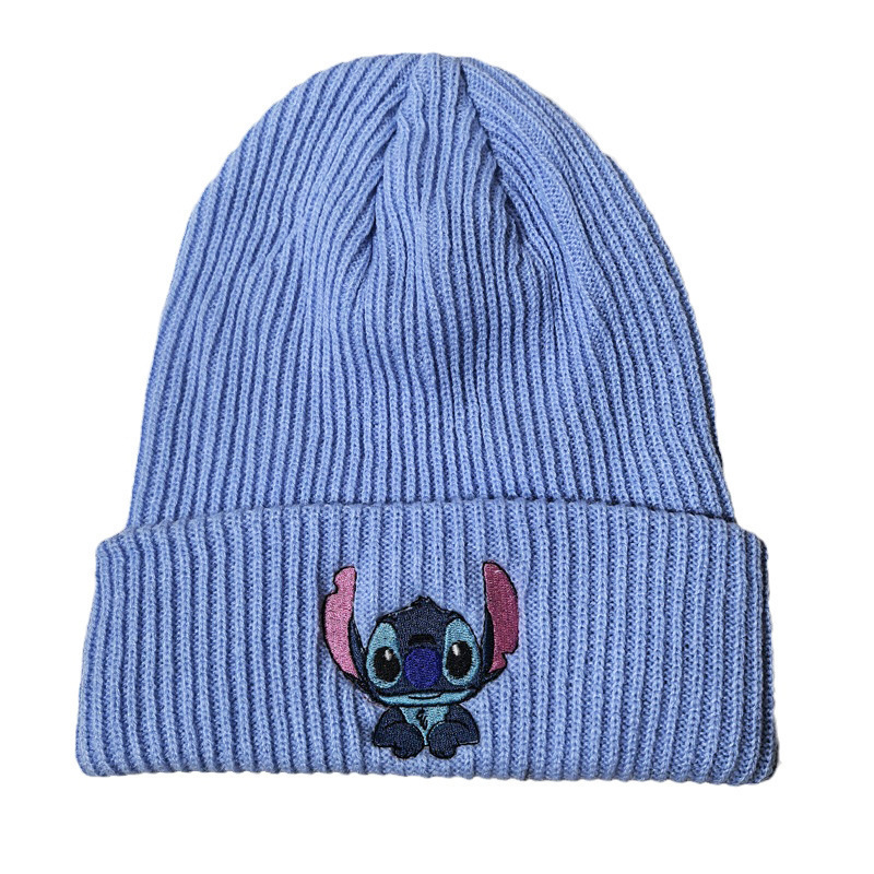 新商品のかわいいクロミ保温帽刺繍ニット帽欧米のアニメ猫の毛糸帽子カップルの帽子|undefined