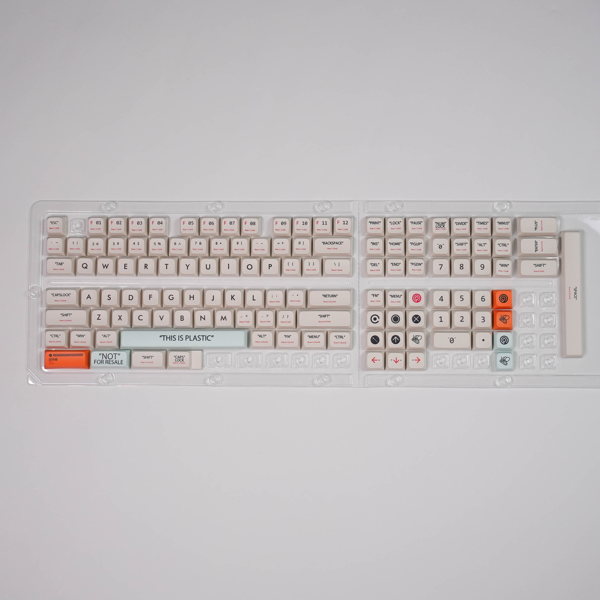 Teclas de teclado mecánico universales, juego completo, temática de perro Pacha, sublimadas, material PBT XDA, estilo ruso y japonés