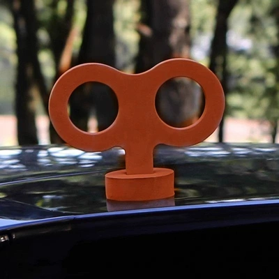 Car Ornaments Car Stickers, Body sticker - coil-brown