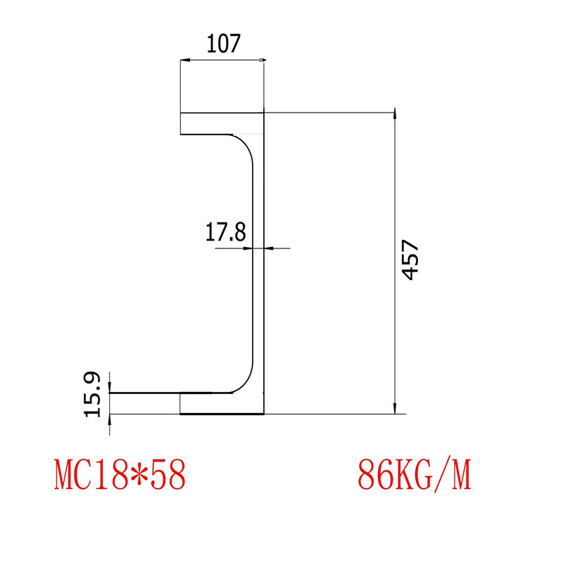 美标槽钢MC18x58日照生产批发零售价格