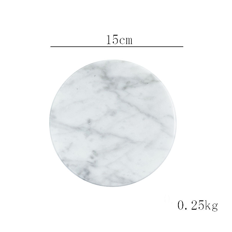 Nordic ins posavasos de mármol natural suministros de hotel posavasos de café manteles individuales de lujo ligero fabricantes de almohadillas de aislamiento al por mayor