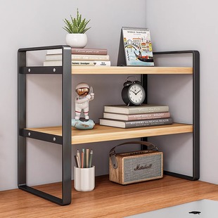 Desktop Storage Rack Multi-layer Desk Storage Rack Office Desk Layered Rack Iron Student Dormitory Table Small Bookshelf