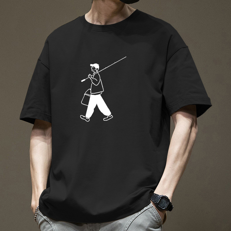 블랙면반팔-2567