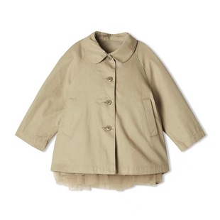 2021 Girls Autumn Mesh Skirt Coat Coat