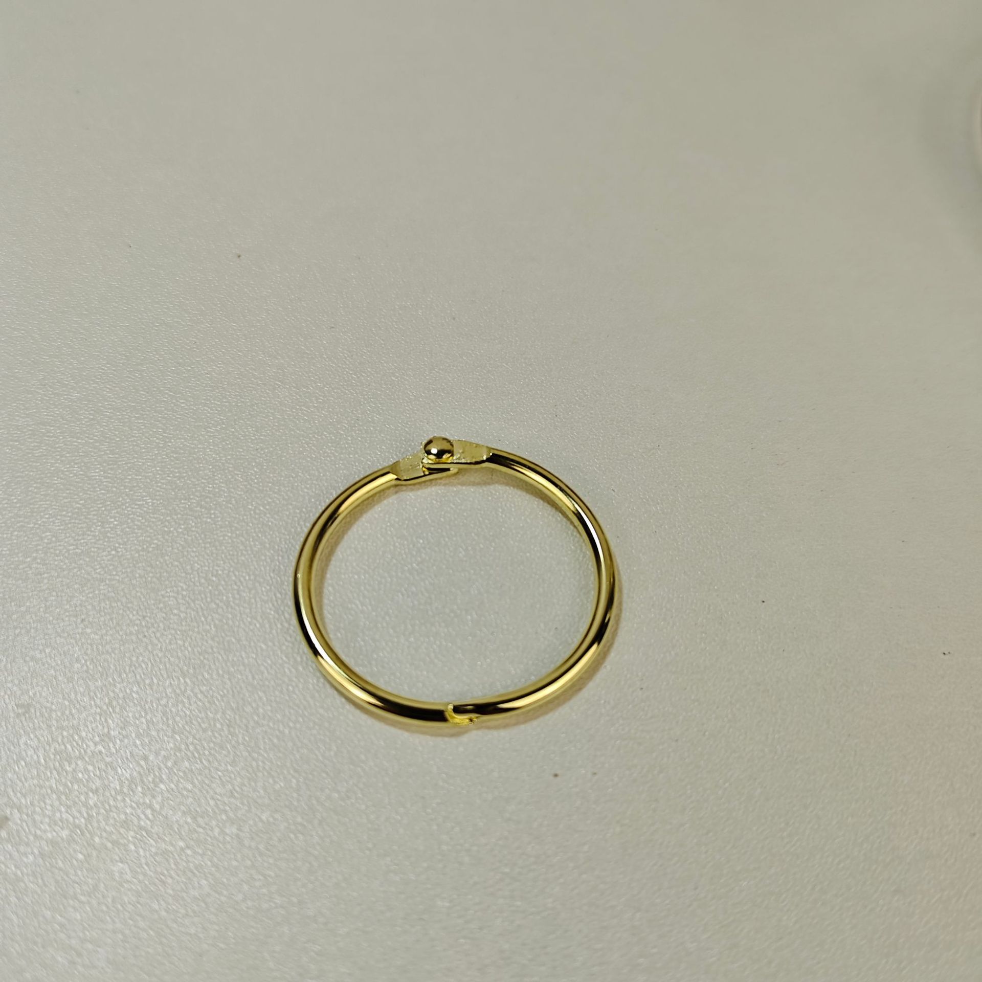 Anillo de hoja de oro, anillo de hierro, anillo de escritorio, anillo de encuadernación, anillo de encuadernación, anillo de encuadernación, anillo de abertura metálica, anillo de encuadernación