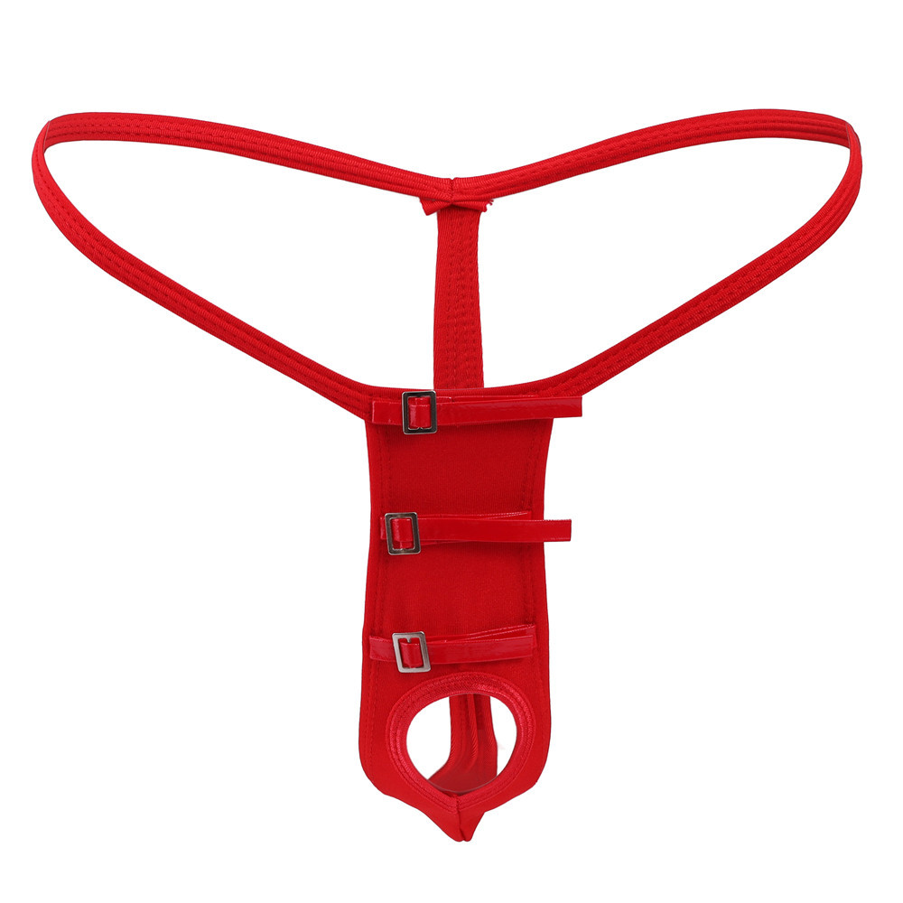 String sexy pour homme, sans ouverture, style bondage européen et américain, taille basse et moulant._voghion.com