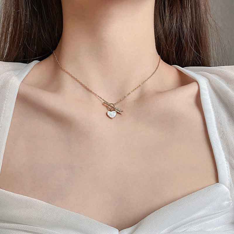 Fashion Heart Shape Alloy Plating Womenu0027S Pendant Necklace 1 Piece
