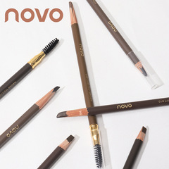 NOVO Natural Shaping Chopper Eyebrow Pen for Makeup Artists with Clear Line Eyebrows for Beginners Chopper Eyebrow Pen