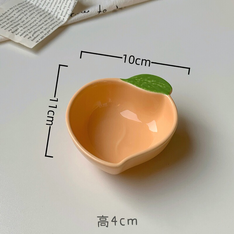 かわいい漫画のセラミック小皿ディップソーサー家庭用スナック皿吐き骨ソーサーソース調味料醤油ソーサー|undefined