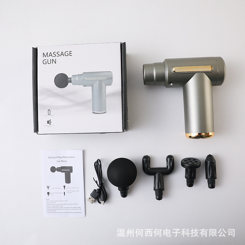 クロスボーダー小型筋膜銃ミニ携帯筋肉リラックス頚椎マッサージ器MINI女性用EMOマッサージ銃|undefined
