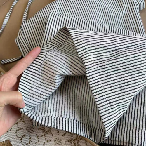 Comfortable, stylish, and photo-worthy! Designer striped straight-leg casual pants for women, summer loose and thin high-waisted pants, trendy