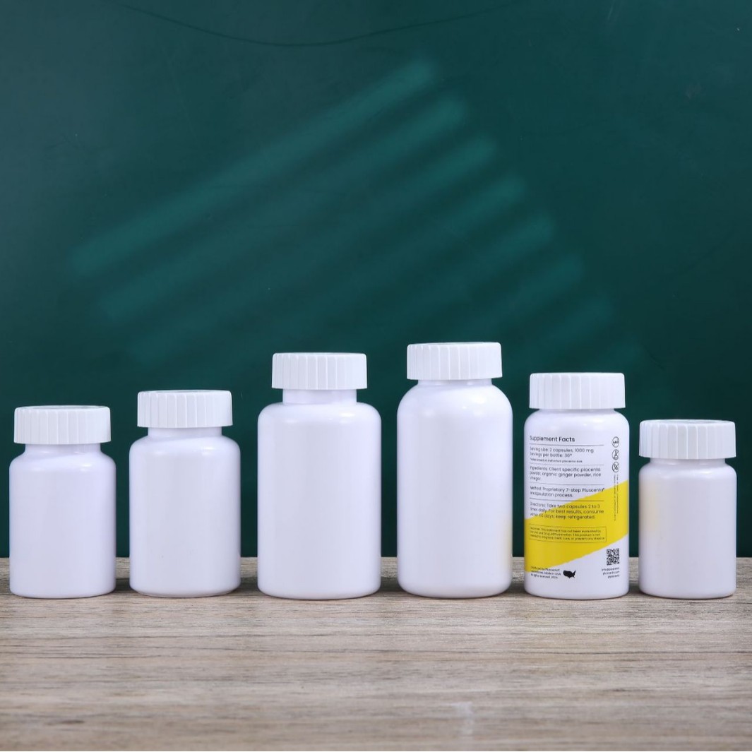 150ML175MLPET保健品塑料包装瓶 pet胶囊VC分装药瓶 白色塑料瓶