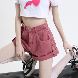 2023���u�ļ����ø�����߅ţ�ж�ѝŮA��������ɫJEANS SHORTS