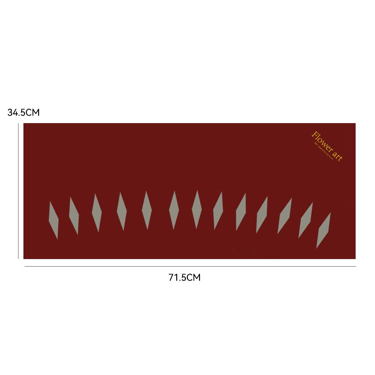 Cuatro colores cordier simple hoja de forma de ángulo agudo simple flor flor flor flor de paquete de decoración floral material de embalaje de arte floral