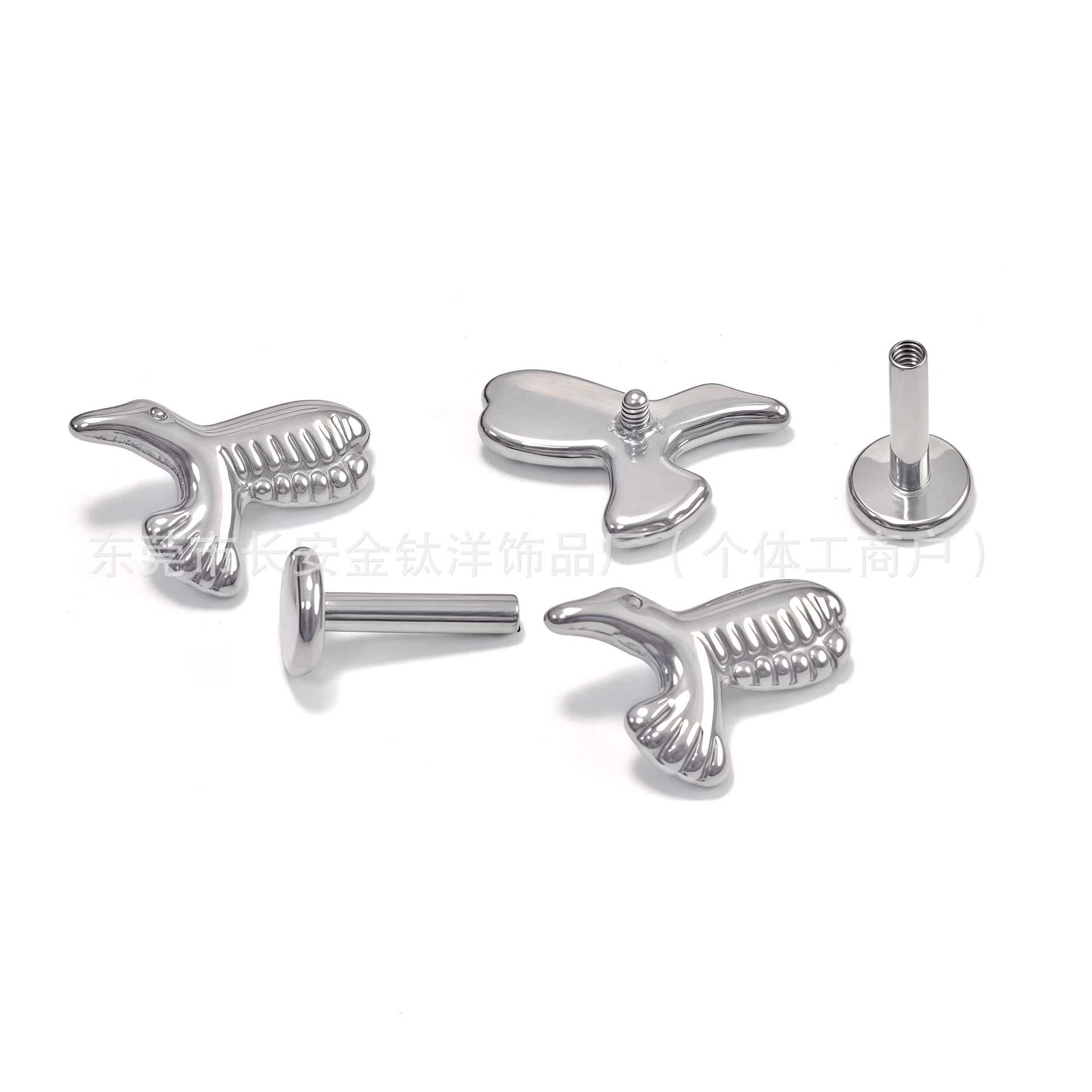 Labret piercing jewelry detail image