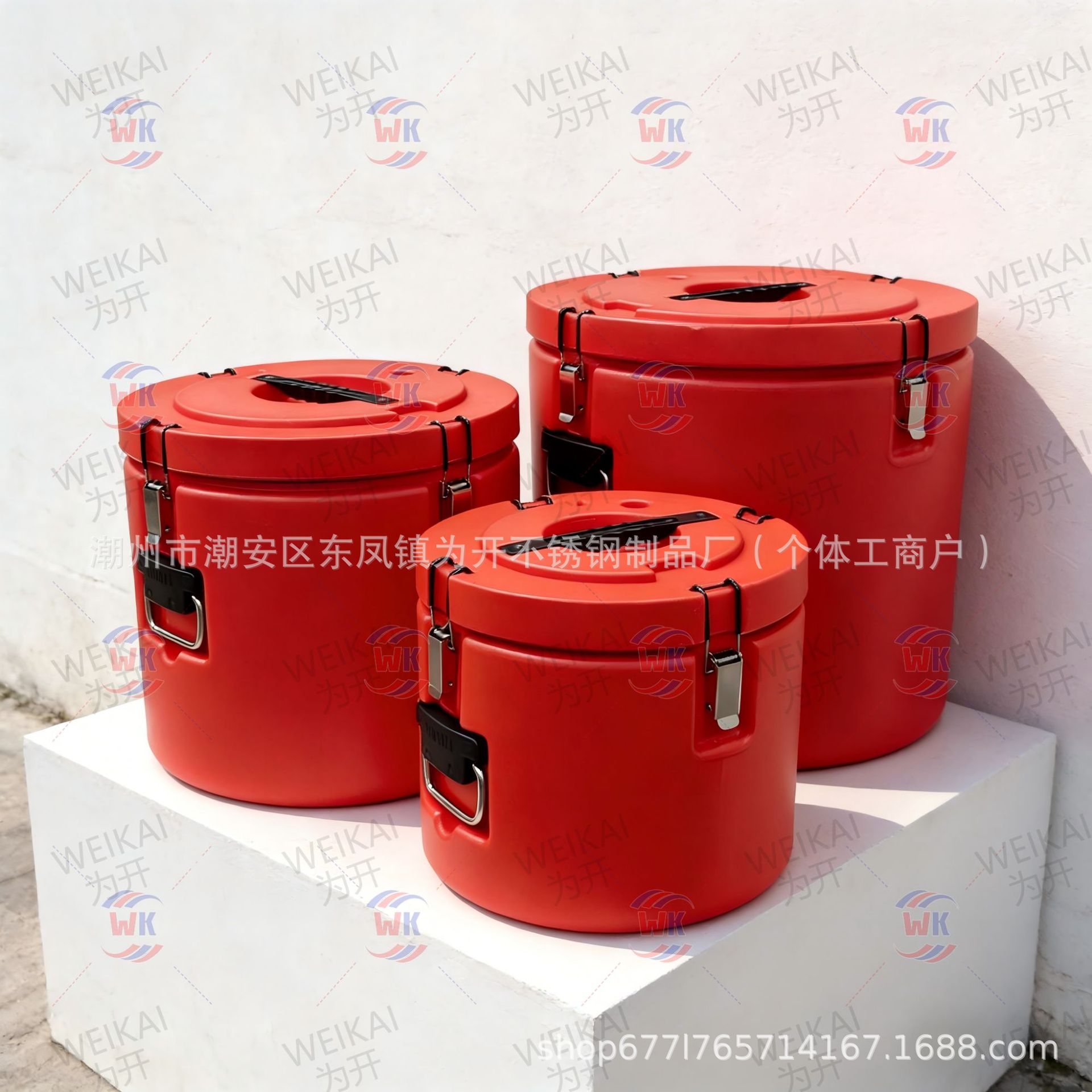 Cubos de aislamiento térmico de acero inoxidable de gran capacidad cubos de arroz de aislamiento térmico comercial escuelas con cubos de sopa al aire libre puestos de gachas en té con leche image 5