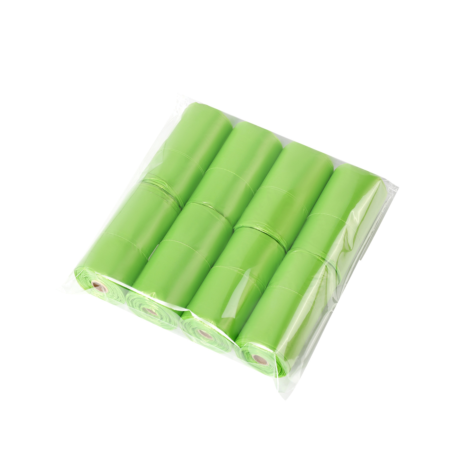 Bolso de mano engrosado de 1,5 seda, bolsa de chaleco de rollo degradable, bolsa de recogida, bolsa de basura para mascotas, bolsa de mierda para perros