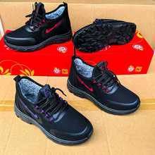 老北京棉鞋女牛八革兔毛女士休闲棉鞋保暖学生棉鞋懒人棉鞋妈妈鞋