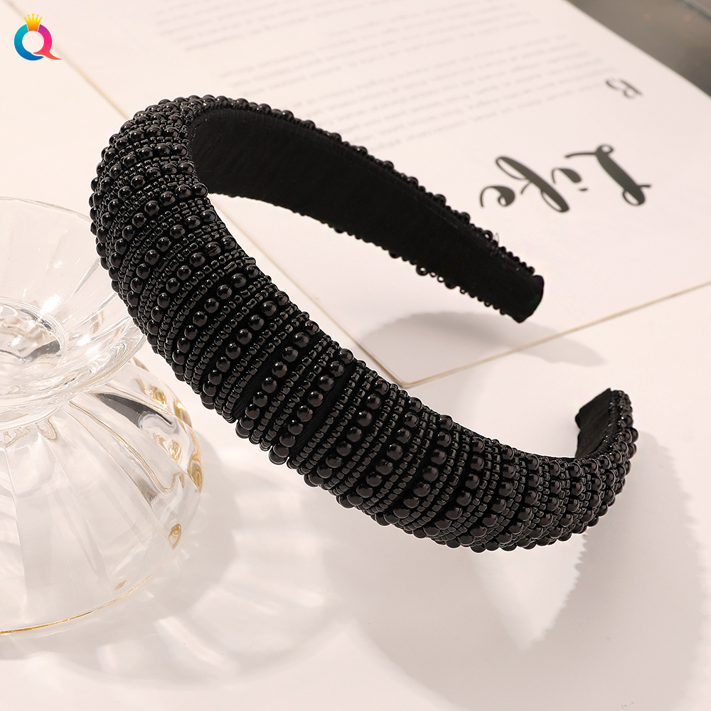 Mode Geometrisch Künstliche Perle Überzug Kopfbedeckung 1 Stück display picture 10