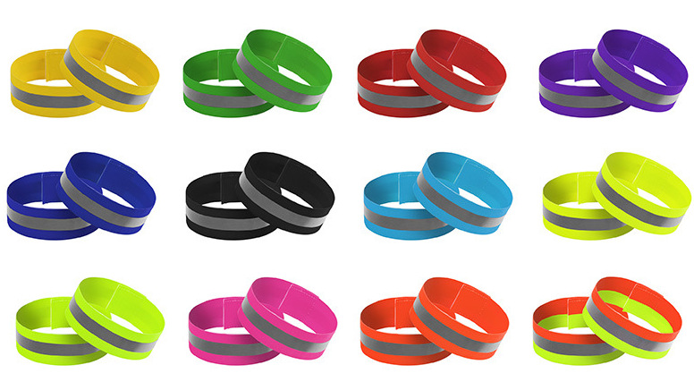 Productos transfronterizos para exteriores Correa elástica elástica reflectante Traje reflectante para correr y montar por la noche Chaleco de seguridad reflectante ajustable