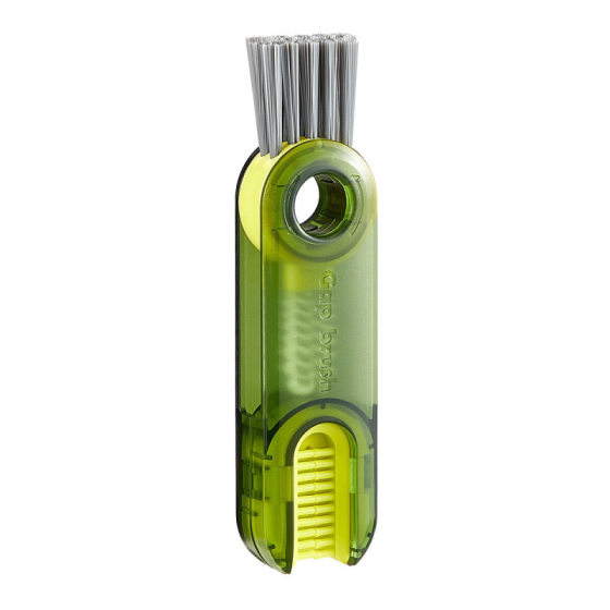 Three-in-one cup brush water cup cleaning artifact thermos cup milk bottle gap U-shaped cup mouth cup cover brush cleaning brush