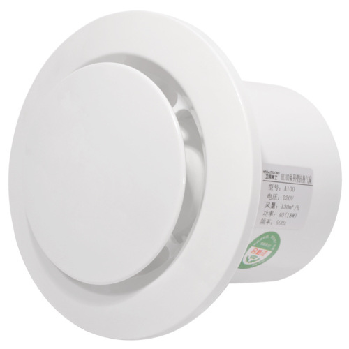 Bathroom ventilation fan, wall-mounted hotel bathroom toilet glass window exhaust fan intake fan 4-inch 6-inch