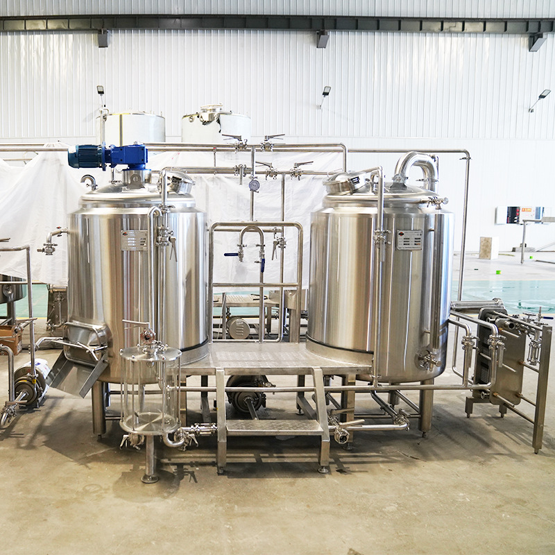 天泰生产厂家小型啤酒酿造设备半自动化300L500L800L工业啤酒设备
