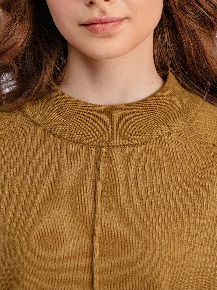 Women's clothing 2023 autumn and winter new loose solid color pullover sweater two-piece set with slits knitted wide-leg pants suit_voghion.com