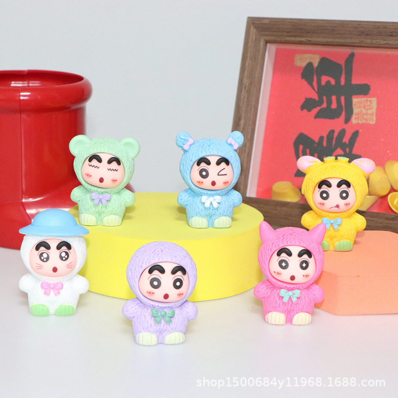 アニメ漫画感触ペイントつや消し樹脂 Xiaoxin アクセサリー diy ジュエリーキーホルダーかわいい車の装飾品装飾|undefined