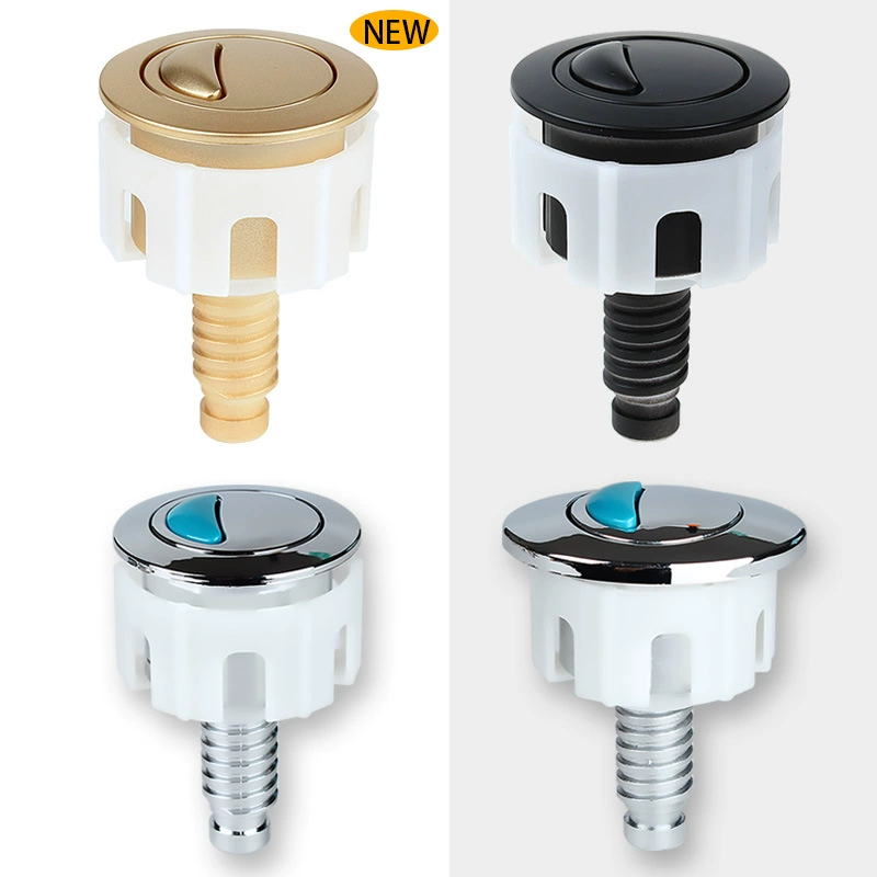 Туалет провод кнопки управления круговой Овальный Двойной дренаж европейских внешней торговли универсальные кнопки обшивки аксессуары для ванной комнаты сиденье