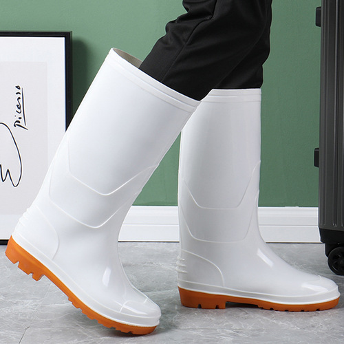High-Ceiling Waterproof Rain Boots for Men and Women, Work Safety Shoes, Anti-Slip Rain Boots, Rubber Boots, Fishing and Farming Waterproof Shoes, Unbranded Water Shoes, Wholesale